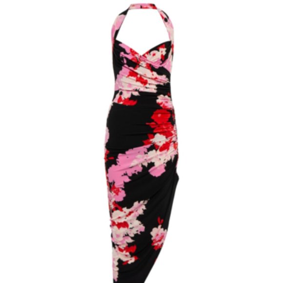 Norma Kamali Dresses & Skirts - NORMA KAMALI Cayla Floral Draped Gown in XS